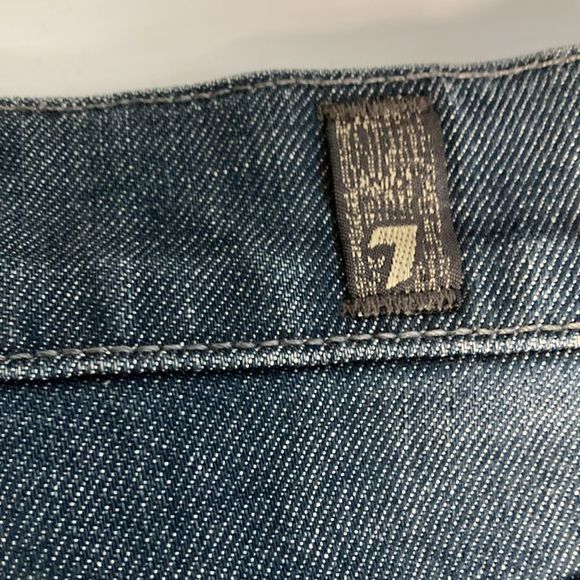 7 for all mankind standard jeans button fly - Picture 7 of 8